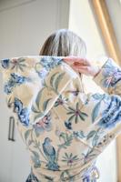 Pip Studio Pip Studio Secret Garden Bathrobe badjas Witblauw M - thumbnail