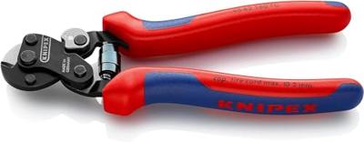 Knipex Staaldraadschaar voor bandenkoord | Meer-componentengrepen | Gebruineerd | Lengte 160 mm - 95 62 160 TC Knipex Staaldraadschaar voor bandenkoord | Meer-componentengrepen | Gebruineerd | Lengte 160 mm - 95 62 160 TC