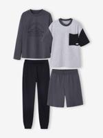 Set van 2 jongenspyjama's Jonen zwart - thumbnail