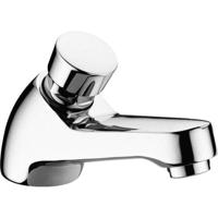 Fonteinkraan zelfsluitend Wiesbaden Autostop | Opbouw | Koudwater kraan | Standaard model | Rond | Chroom - thumbnail