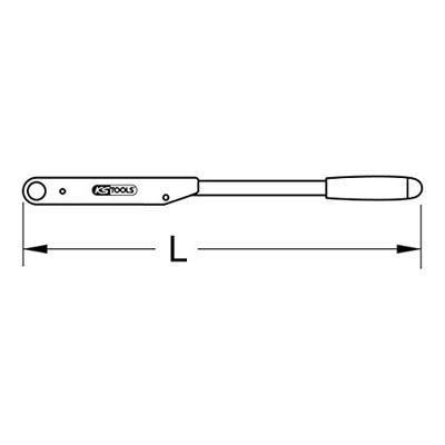 KS Tools 516.3535 516.3535 Momentsleutel 50 - 250 Nm