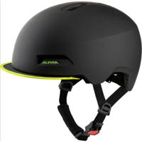 Alpina sports urban helm brooklyn 57-61 mat zwart/geel - thumbnail