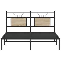 Bedframe zonder matras hout sonoma eikenkleurig 150x200 cm - thumbnail
