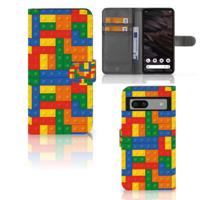 Google Pixel 7A | Telefoon Hoesje | Blokken - thumbnail
