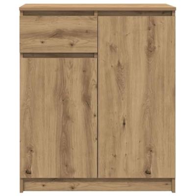 Dressoir lade 71x35x84 cm spaanplaat artisanaal eikenkleurig