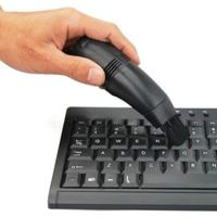 Mini USB Desktop tafel Keyboard stofzuiger met borstels (Random) - thumbnail