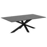 Sohome Salontafel 'Parker' Keramiek, 130 x 70cm, kleur Zwart - thumbnail