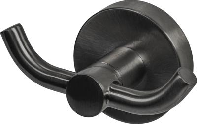 Haceka Kosmos Handdoekhaak dubbel - grafiet gunmetal 1208732