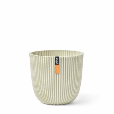 Planter Ball Groove 13x12 cm sawdust white bloempot Capi Europe - Capi europe