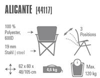 High Peak Alicante campingstoel - thumbnail
