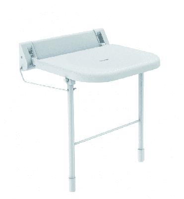 Normbau Eco Care opklapbaar douchezitje met vloersteun