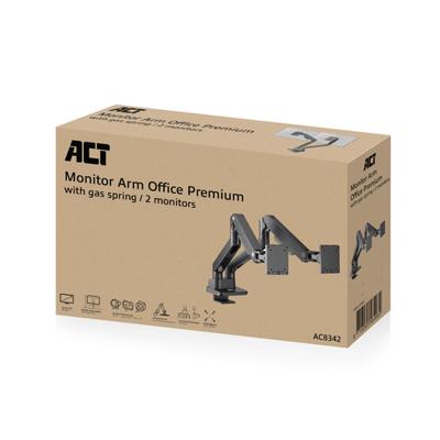 ACT AC8342 dubbele monitorsteun - thumbnail