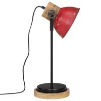 VidaXL Bureaulamp 25 w e27 17x17x50 cm verweerd rood - thumbnail