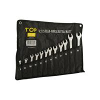 Topgear 12 x steek-ringsleutels matt - thumbnail