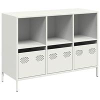 Dressoir 101,5x39x73,5 cm koudgewalst staal wit - thumbnail