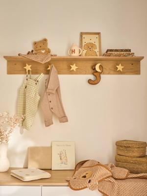 Haken 'maan en sterren' hout