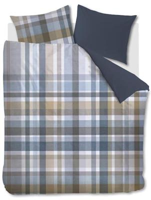 Beddinghouse Beddinghouse Dekbedovertrek Eliott Blauw 200x200/220 cm