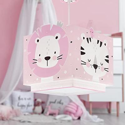 Dalber Kinderkamer hanglampBaby Jungle soft roze met wit - 63112S