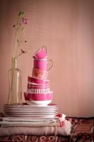 Pip Studio Pip Chique Cappuccino Kop & Schotel Roze - thumbnail