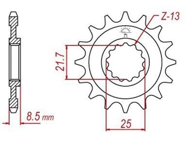 ESJOT Sprocket 525 15z standard