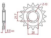 ESJOT Sprocket 525 15z standard - thumbnail