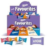 Milka Favourites chocolade, doos van 108 stuks (1 kg) - thumbnail