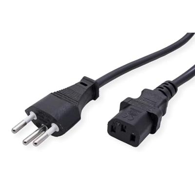 VALUE voedingskabel (CH), zwart, 1,8 m