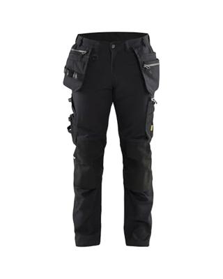 Blåkläder Werkbroek met stretch 17901370 | Zwart/Zwart | Maat C46 - 7330509868508