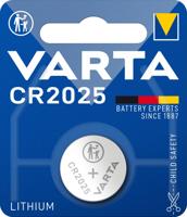 Batterij Varta knoopcel CR2025 lithium blister à 1stuk - thumbnail