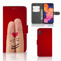 Samsung Galaxy A10 Wallet Case met Pasjes Liefde - Origineel Romantisch Cadeau - thumbnail