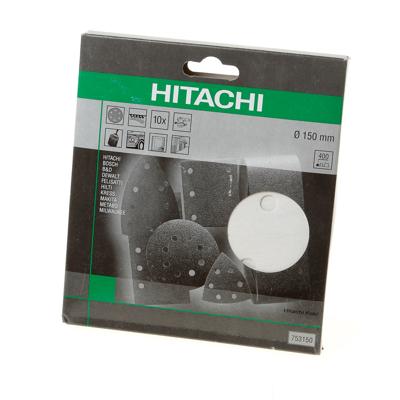 Hikoki accessoires Schuurschijf D.150 K320 Velcro Wit (10 St) - 753150