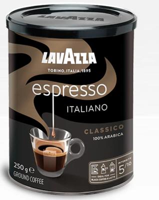 Lavazza Caffe Espresso koffie - gemalen koffie - 250 gram