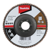 Makita Accessoires Lamellenschuurschijf 125x22,23 Z60 - B-53936 B-53936 - thumbnail