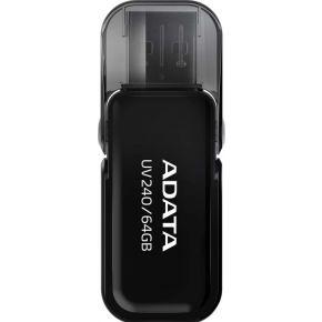 USB stick Adata UV240 64 GB Zwart 64 GB (1 Stuks)