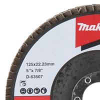 Makita Accessoires Lamellenschuurschijf 125mm A120 - D-63507 D-63507 - thumbnail