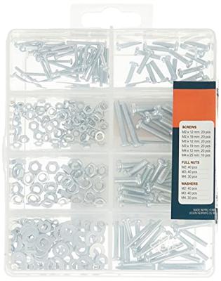 Kruiskopbouten, moeren en sluitringen 330 stuks