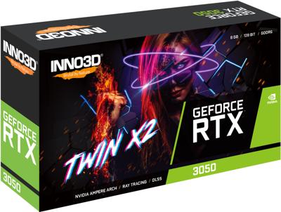 INNO3D GeForce RTX 3050 Twin X2 V2 8GB