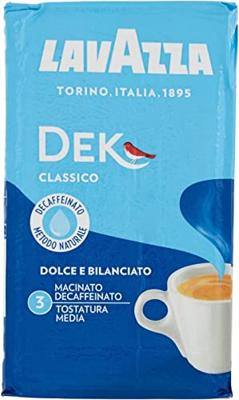 Lavazza DEK Classico Cafeïnevrije - gemalen koffie - 250 gram
