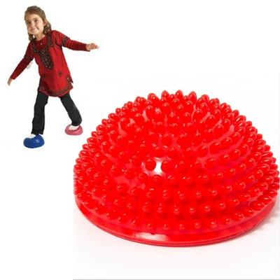 Halfrond evenwicht Stepping Stones Durian stekelige massage bal zintuiglijke integratie indoor buiten spelen speelgoed voor kinderen kinderen (rood)