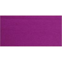 Creativ Company Crepepapier, vel 50x250 cm, violet, 10 vouw/ 1 doos - thumbnail