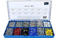 Vogt 4015 Assortiment adereindhulzen - Zilver, Wit, Grijs, Rood, Zwart, Blauw, Geel 3650 stuk(s) - thumbnail