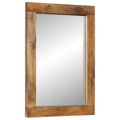 VidaXL Spiegel 70x50 cm massief mangohout en glas