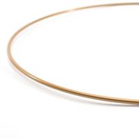 Vaessen Creative • metalen ringen set ø20cm 3mm antiek goud 8x - thumbnail