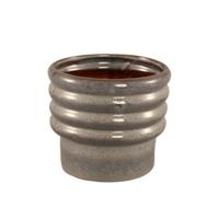 PTMD bloempot melisa keramiek xs taupe 11 cm | 12 stuks - thumbnail