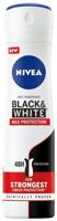 Nivea Deodorant spray black & white max protection (150 ml) - thumbnail