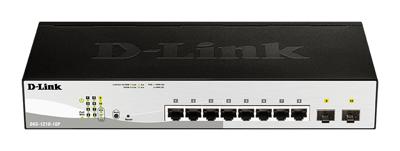 D-Link DGS-1210-10P/E Netwerk switch RJ45/SFP 8 + 2 poorten 20 GBit/s PoE-functie D-Link DGS-1210-10P/E Netwerk switch RJ45/SFP 8 + 2 poorten 20 GBit/s PoE-functie