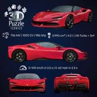 Ravensburger Iconics 3D puzzel Ferrari SF90 Stradale - 108 stukjes - thumbnail