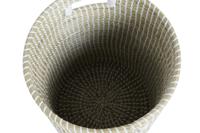 Mandenset DKD Home Decor Blauw Wit Natuurlijk Zeegras 44 x 44 x 51 cm - thumbnail