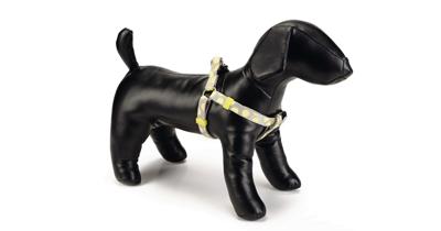 Hondentuig nylon Lemon 60-100cm lichtgrijs