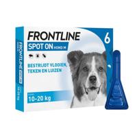 Frontline spot-on anti-vlooienmiddel voor de hond M (10 - 20 kg) 6 pipetten - thumbnail